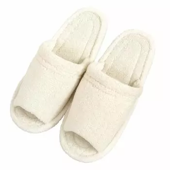 OKA Good Dryness D Nature Slippers L Size Size Up to White Indoor Toilet (Foot Approx. 27cm) (Kandryoko Washable)
