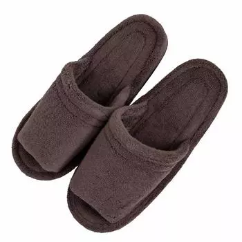 OKA Good Dryness D Nature Slippers L Size Size Up to Brown Indoor Toilet (Foot Approx. 27cm) (Kandryoko Washable)