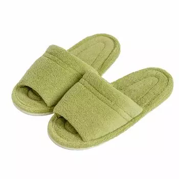 OKA Good Dryness D Nature Slippers M Size Size Up to Green Indoor Toilet (Foot Approx. 25cm) (Kandryoko Washable)
