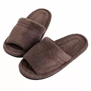 OKA Good Dryness D Nature Slippers M Size Size Up to Brown Indoor Toilet (Foot Approx. 25cm) (Kandryoko Washable)