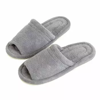 OKA Good Dryness D Nature Slippers M Size Size Up to Gray Indoor Toilet (Foot Approx. 25cm) (Kandoryouko Washable)