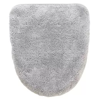 OKA Good Dryness D Nature Toilet Lid Cover Type Long Size Gray Water Absorbing Quick Drying Antibacterial Odor Resistant Toilet Washable