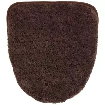 OKA Good Dryness D Nature Toilet Lid Cover Type Long Size Brown Water Absorbing Quick Drying Antibacterial Odor Resistant Toilet Washable
