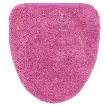 OKA Good Dryness D Nature Toilet Lid Cover Type Long Size Rose Pink Water Absorbing Quick Drying Antibacterial Odor Resistant Toilet Washable