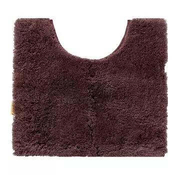 OKA Good Dryness D Nature Toilet Mat Mini Size 48cm x Brown Water Absorption Quick Drying Antibacterial Odor Resistant Toilet (Approx. 55cm)