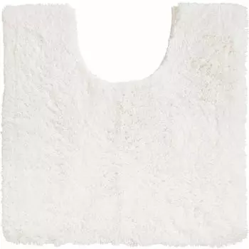 OKA Good Dryness D Nature Toilet Mat Regular Size 65cm x White Water Absorbent Quick Drying Antibacterial Odor Resistant Toilet Washable (Approx.