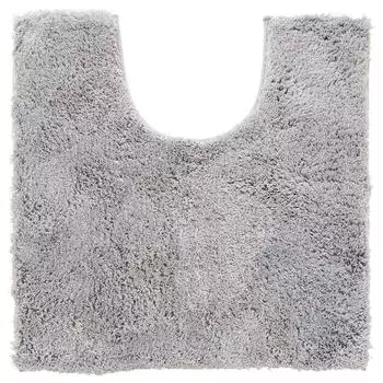 OKA Good Dryness D Nature Toilet Mat Regular Size 65cm x Gray Water Absorption Quick Drying Antibacterial Odor Resistant Toilet (Approx. 65cm)