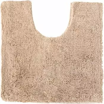 OKA Good Dryness D Nature Toilet Mat Regular Size 65cm x Beige Water Absorbent Quick Drying Antibacterial Odor Resistant Toilet (Approx. 65cm)