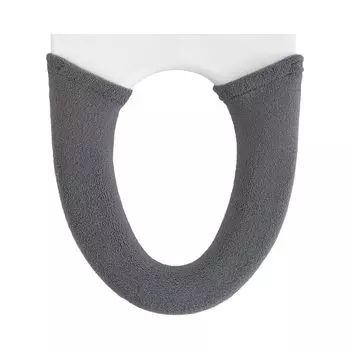 OKA Good Dryness D Nature Toilet Seat Cover for Washing and Heating Types Dark Gray Washable Toilet Knit Cover (Kandryoko Washlet)