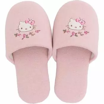 OKA Hello Kitty Grace Washable Slippers Pink 4548622326918 Foot size up to approximately 25cm (Sanrio Kitty)
