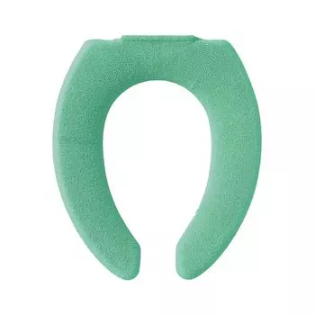 OKA Royal Collection Arts Toilet Seat Cover Green Scandinavian U-shaped (Washable Stylish)