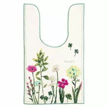 OKA Toilet Mat Botanical Garden Green 105cm x 63cm Ear Length 4548622371512 Approx. (Plant Natural)