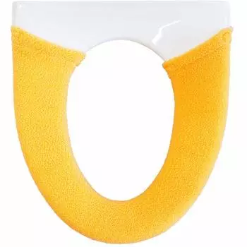 Oka Toilet Seat Cover Etofu Towa Washing Heating Type Yellow Antibacterial Deodorizing