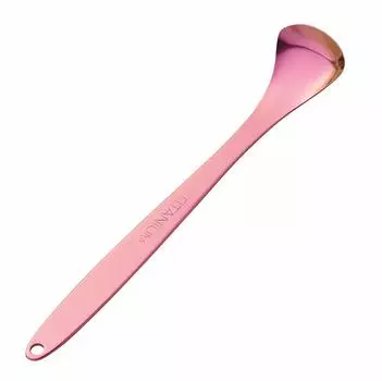 Okabe Western Tableware Manufacturing Koketto Premium Pink Gold Длина 15 см Изготовлено из Free V.ROAD (Очиститель языка) Титан/Аллергия KT-11