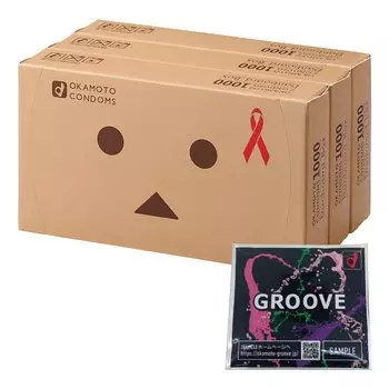 Okamoto Condoms Okamoto Condom Danbo 12 pieces x 3 packs GROOVE sample Unscented ver. +