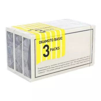 Okamoto Condoms OKAMOTO Okamoto Basic 12 pieces x 3 packs