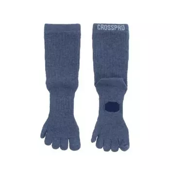 Okamoto CROSSPRO Duron Wool Trekking Arch Mesh for Outdoor Hiking and Size Sizes 1 Pair Socks, Five-Toe, Panel, Design, Anti-Cold, Breathable,