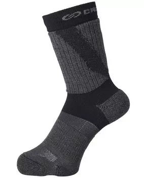 Okamoto CROSSPRO Trekking Socks with Arch Taped Deodorizing CORDURA Combat and Cushioned Soles for Outdoor and Sizes Black and cm 1 Pair Support,