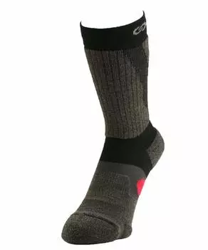 [Okamoto] Носки для треккинга CROSSPRO из боевой шерсти CORDURA, поддерживающая структура свода стопы, дезодорирующая подошва, амортизирующая для альпинизма, походов на свежем воздухе