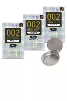 Okamoto Zero Two Condoms 6 pieces box Comes with original condom standard 0.02 [3 set] case!