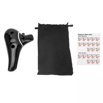 Окарина 12 отверстий керамическая альтовая флейта C ABS пластик музыкальный инструмент для начинающих профессионалов играющих Wi