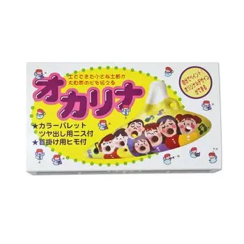 Окарина белая окарина, на которой вы можете наслаждаться игрой (большой) [Обычная окраска] [Готовый продукт]