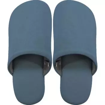 Okato Natural Toilet Soft and Compatible Slippers, Comfortable, Washable, Blue, Sizes 24~26cm