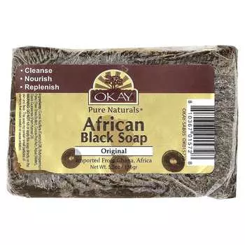 Okay Pure Naturals, African Black Bar Soap, 5.5 oz (156 g)