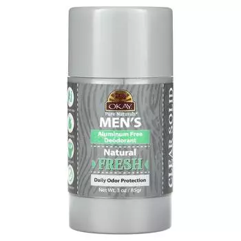 Okay Pure Naturals, Men s, Aluminum-Free Deodorant, Fresh, 3 oz (85 g)