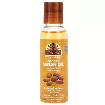 Okay Pure Naturals, Смесь арганового масла, 2 жидких унции (59 мл)