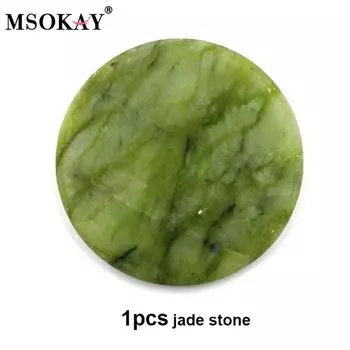 Okaylash Eyelash Glue Holder Shim Paper Palette Sticker Pad Extension Jade Stone Set Includes 1 Piece, 1 Piece