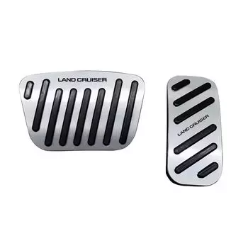 OKAYOHINN Toyota New Land Cruiser LAND CRUISER 250 Series Накладка на педаль тормоза, крышка акселератора, плотно прилегающая, устойчивая к царапинам и пятнам внутренняя часть серебряный