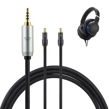 okcsc TCSR9 Headphone Cable A2DC for Earphones and Headphones for Compatible with OFC Length Re-Cable Audio-Technica ATH-ADX5000, ESW950, SR9,