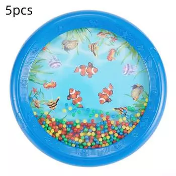 Океанская волна, ударные, морские звуковые игрушки, музыкальный барабан из бисера