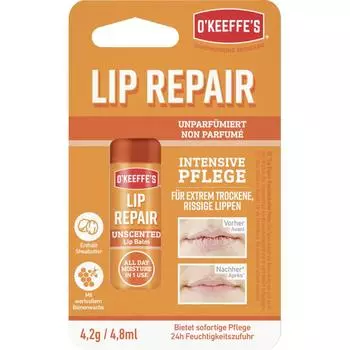 Okeeffes Lip Balm Lip Repair Unscented 4.2g