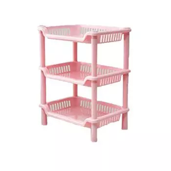 Оккупируйте домашнюю полку для ванной комнаты пластиковая многофункциональная отделка