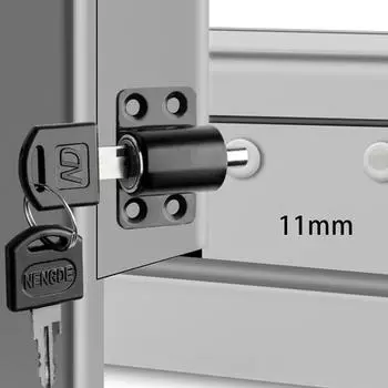 Окно Патио Винт Дверной Замок Ключ Толкать Ребенок Детская Безопасность Защита