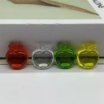 Около 130 шт. Новые акриловые бусины в виде яблока, хрустальные украшения для яблок, аксессуары, бусины, имитация хрустальных яблок, бусины-россыпи, смешанные цвета