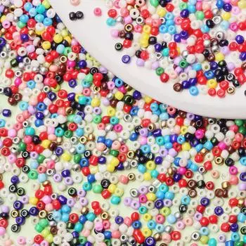 Около 15000 шт. браслет для изготовления ювелирных изделий, мини-сделай сам, подвесное ожерелье, бисер, разделительные бусины, фурнитура, чешское стекло для изготовления аксессуаров 2 мм