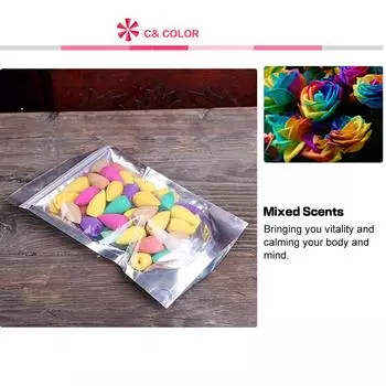Около 20 шт./упак., смешанный цвет, аромат свежего воздуха, конусообразный ароматизатор обратного рефлюкса Mix 20Pcs