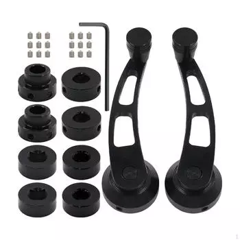 Оконная кривошипная ручка, намоточное устройство, прочный ручной инструмент, высокопроизводительный салон автомобиля, многоцелевой, универсальный чёрный