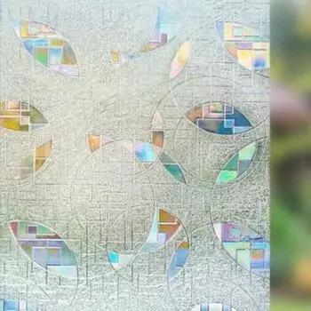 Оконная пленка, электростатическая УФ-блокирующая ПВХ, уменьшает раздражающие блики, оконный винил для спальни 30cm