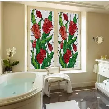 Оконная пленка, статическая липкая, термоконтроль, защита конфиденциальности, Прямая поставка, многоразовая съемная стеклянная пленка, украшение для дома, оконная пленка для конфиденциальности, наклейки 40cm*90cm