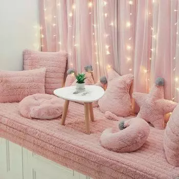 Оконная подушка, подушка для выступа, балконные подушки, четыре сезона, универсальное одеяло для эркера, Ins Style, декоративная плюшевая подушка для спальни 60*150