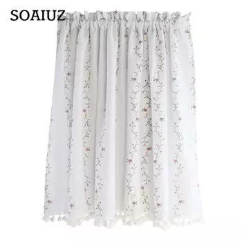 Оконная вуаль Шикарная долговечная простая в установке оконная вуаль Широко применяемый оконный тюль Оконный тюль для общежития белый