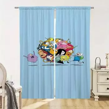 Оконные кухонные шторы для гостиной, 2 шт., затемняющие шторы, дверные шторы, перегородка для спальни, украшение для спальни W50xH70cmx2pcs-CL