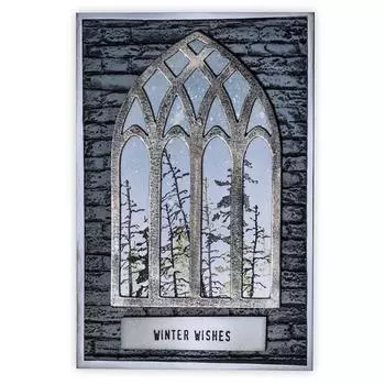 Оконные металлические режущие штампы трафарет для скрапбукинга DIY штамп для альбома тиснение бумажной карты