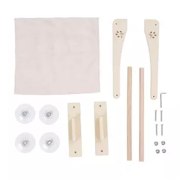 Оконный гамак для кошек с присоской, высокая грузоподъемность, экономящий место, деревянный, кровать-гамак для кошек