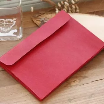 Оконный конверт Coloffice 10 шт./лот 16*11 см 3 цвета мешок из крафт-бумаги DIY коллекция файлов в подарок Love Letter Pac красный