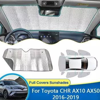 Оконный козырек для Toyota CHR C-HR AX10 AX50 2016 2017 2018 солнцезащитный козырек для лобового стекла, шторы, солнцезащитные козырьки Rear Widow 4pcs